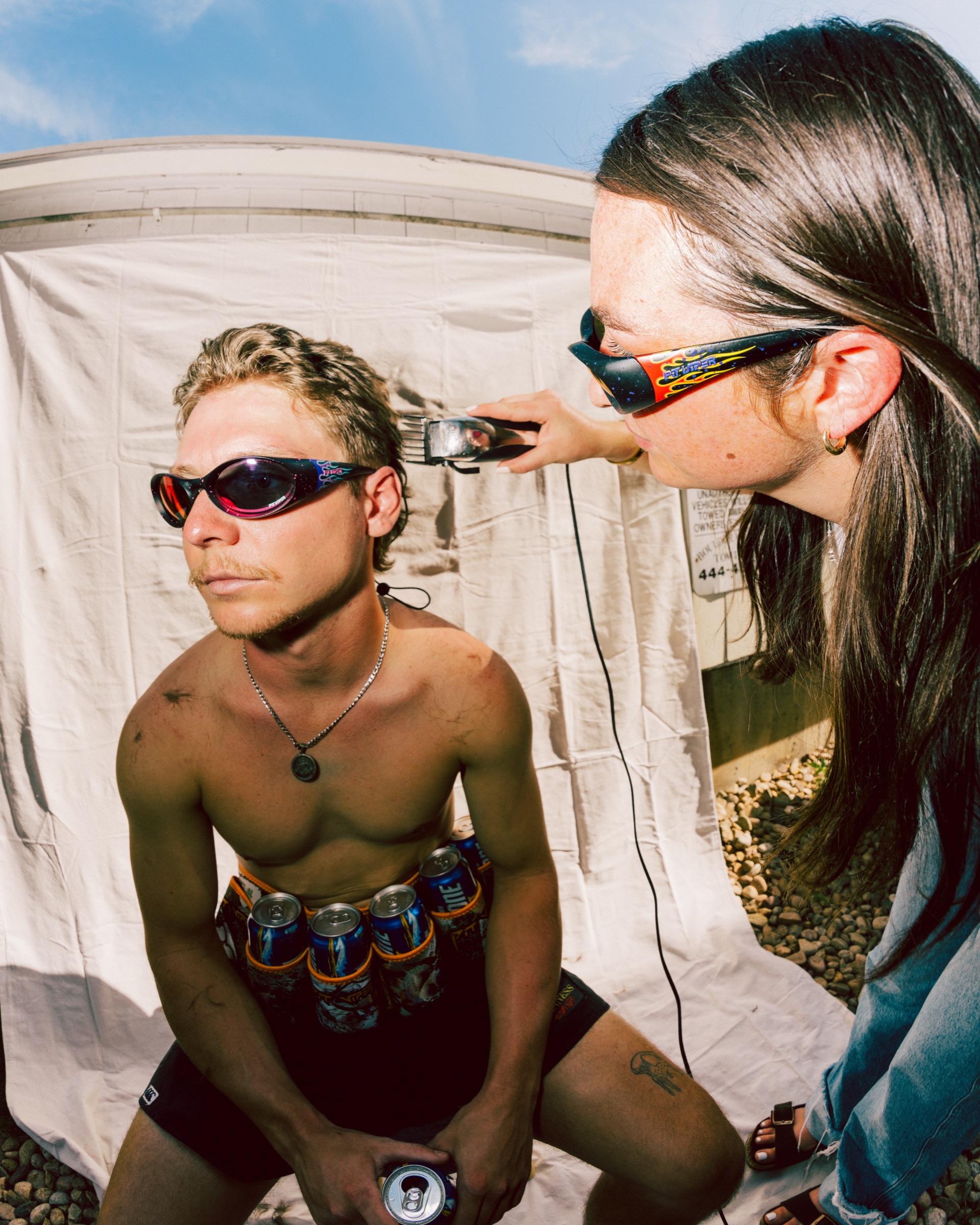 Haircut — sunglasses lifestyle campaign for Pit Viper in Colorado
