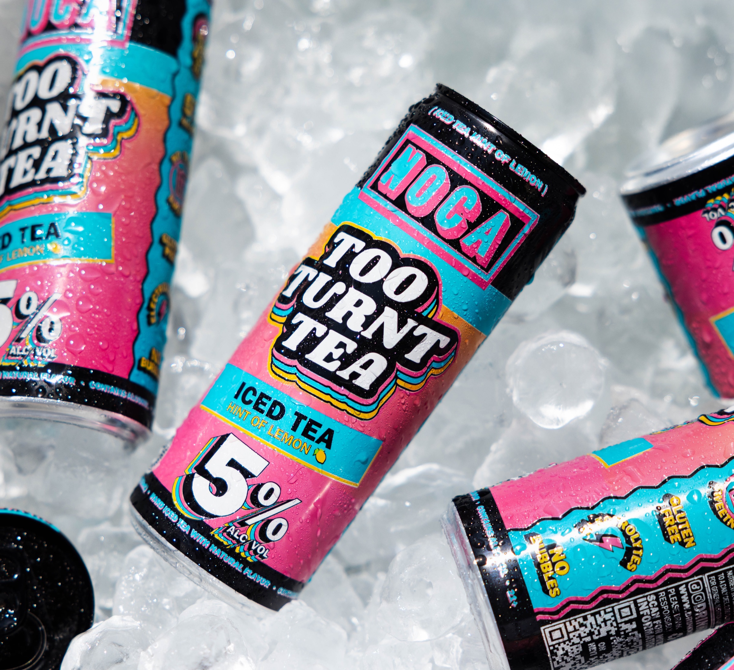 5% — beverage brand photography campaign for Too Turnt Tea