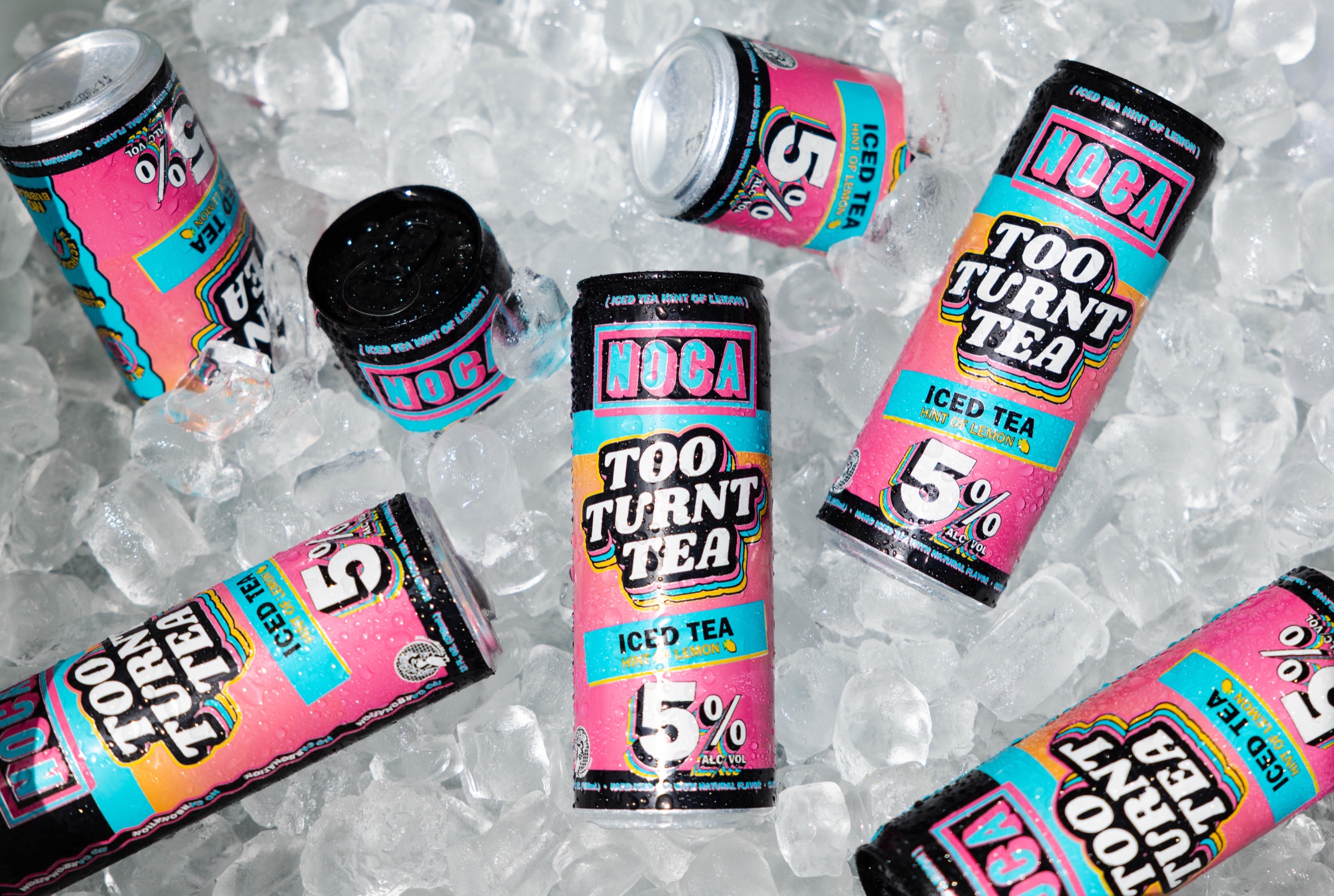 5% — beverage brand photography campaign for Too Turnt Tea